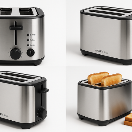 Clatronic Toaster 7A3690 - German Engineering Breakfast