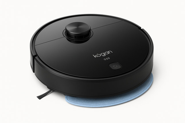 KOGAN G50 ROBOT VACUUM CLEANER AND MOP (BLACK)