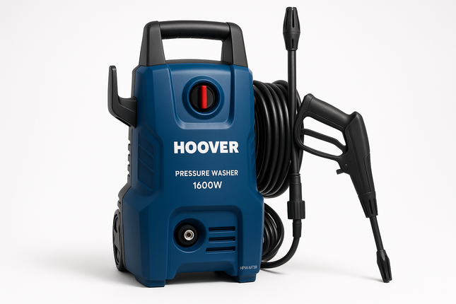 HOOVER POWERFUL PORTABLE PRESSURE WASHER SYSTEM 1600W HPW-M1612