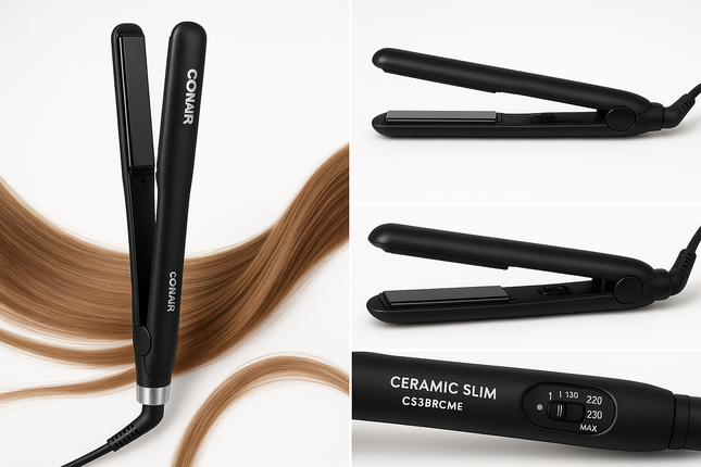Conair Ceramic Slim Hair Straightener CS50BCME
