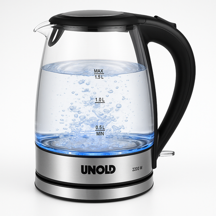 UNOLD Glass Electric Kettle