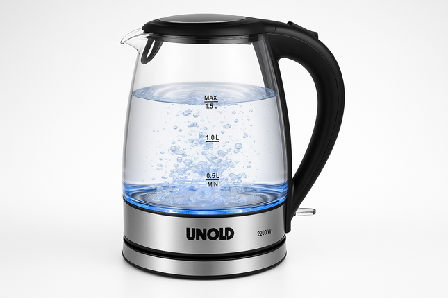 UNOLD Glass Electric Kettle