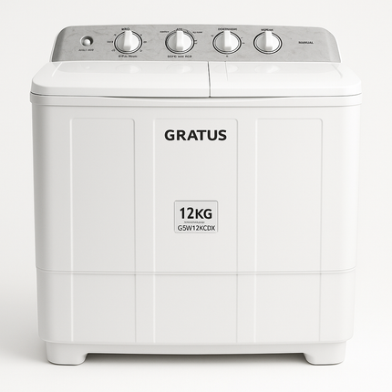 GRATUS Manual Washing Machine 12KG