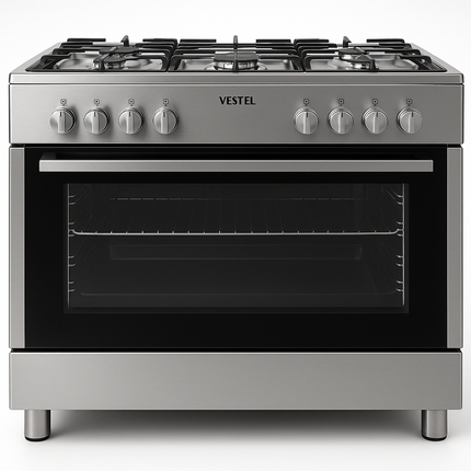 VESTEL Gas Cooker 90x60cm F96MV05X