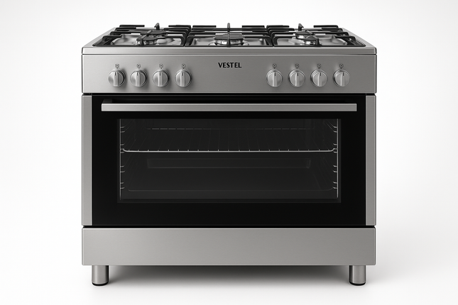 VESTEL Gas Cooker 90x60cm F96MV05X