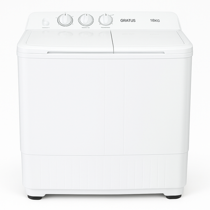 GRATUS Twin Tub Washing Machine 18KG
