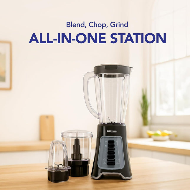 SUPER GENERAL 3-in-1 Blender 1000W SGBG80D - Multi-Function Kitchen Appliance