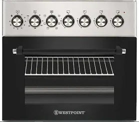 WESTPOINT Gas Cooker 60x60cm WCE6640HDFC - 4 Burner with Oven