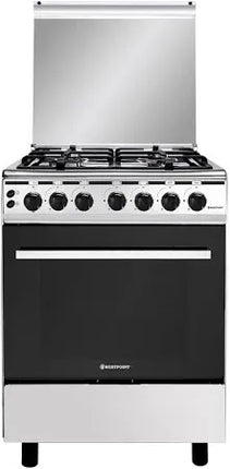 WESTPOINT Gas Cooker 60x60cm WCE6640HDFC - 4 Burner with Oven