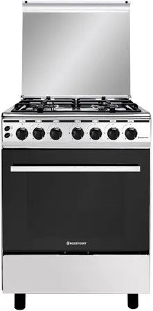 WESTPOINT Gas Cooker 60x60cm WCE6640HDFC - 4 Burner with Oven