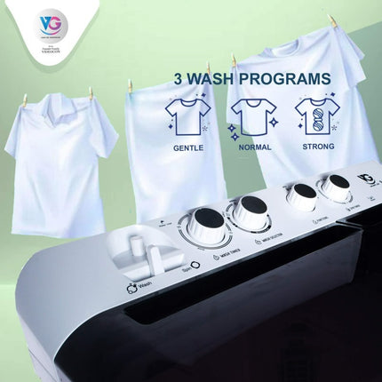 VG Front Load Washing Machine 9KG VGSW90EIB - Energy Efficient