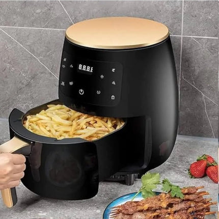 Generic Air Fryer, 6L Capacity, Multifunctional, Digital Touch, 2400 Watts, Black