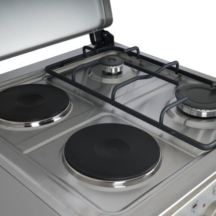 AFRA Free Standing Cooking Range, 50x50, 2 Gas Burners & 2 Electric Burners