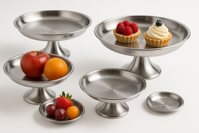 Stainless Steel Compote Trays Set